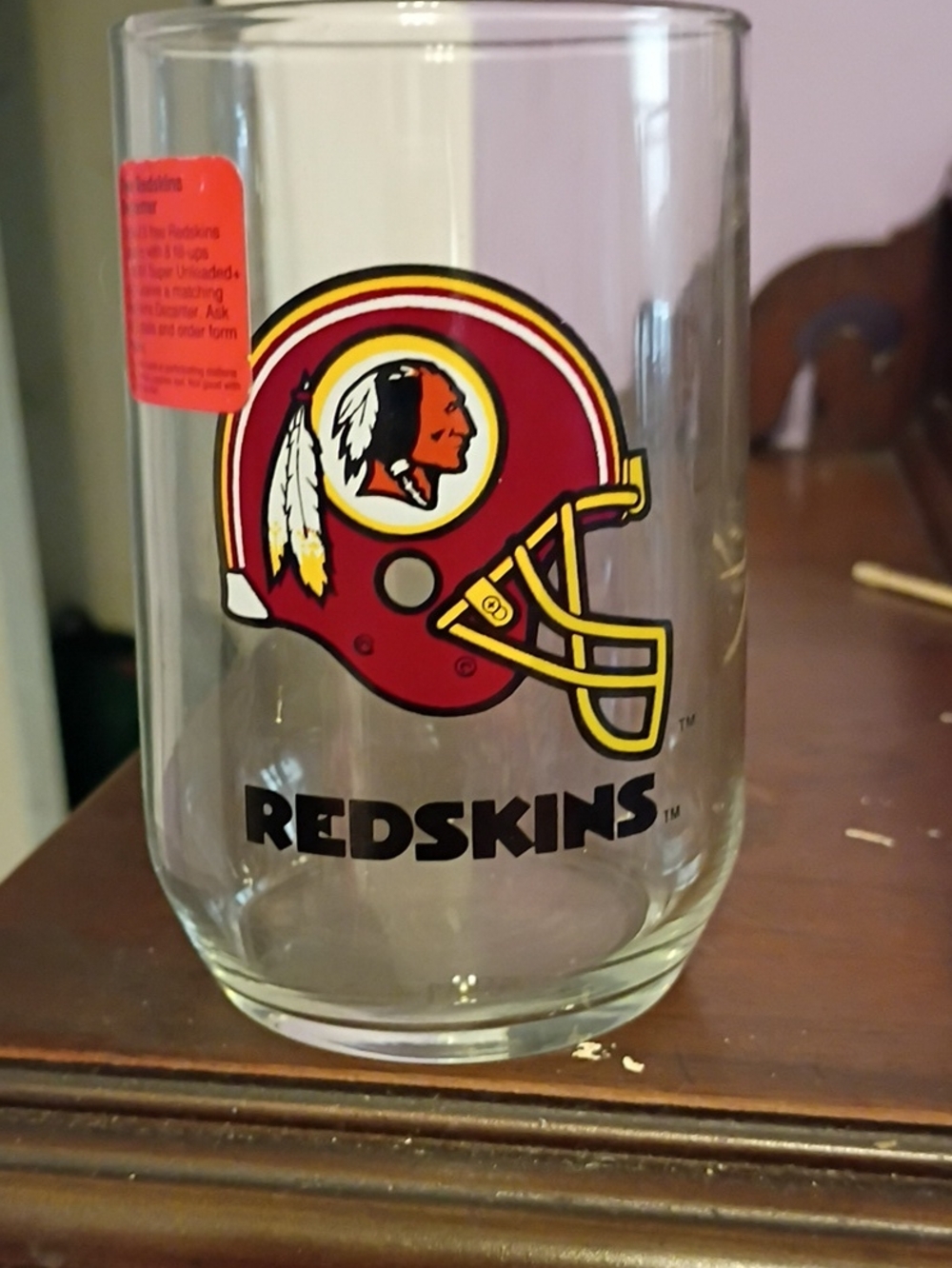 3 Collectors Redskins Glasses - Picture 4 of 7